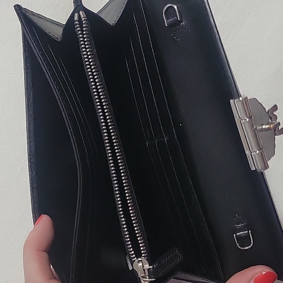 MCM Patricia Visetos Leather Wallet on a Chain - Picture 7 of 13